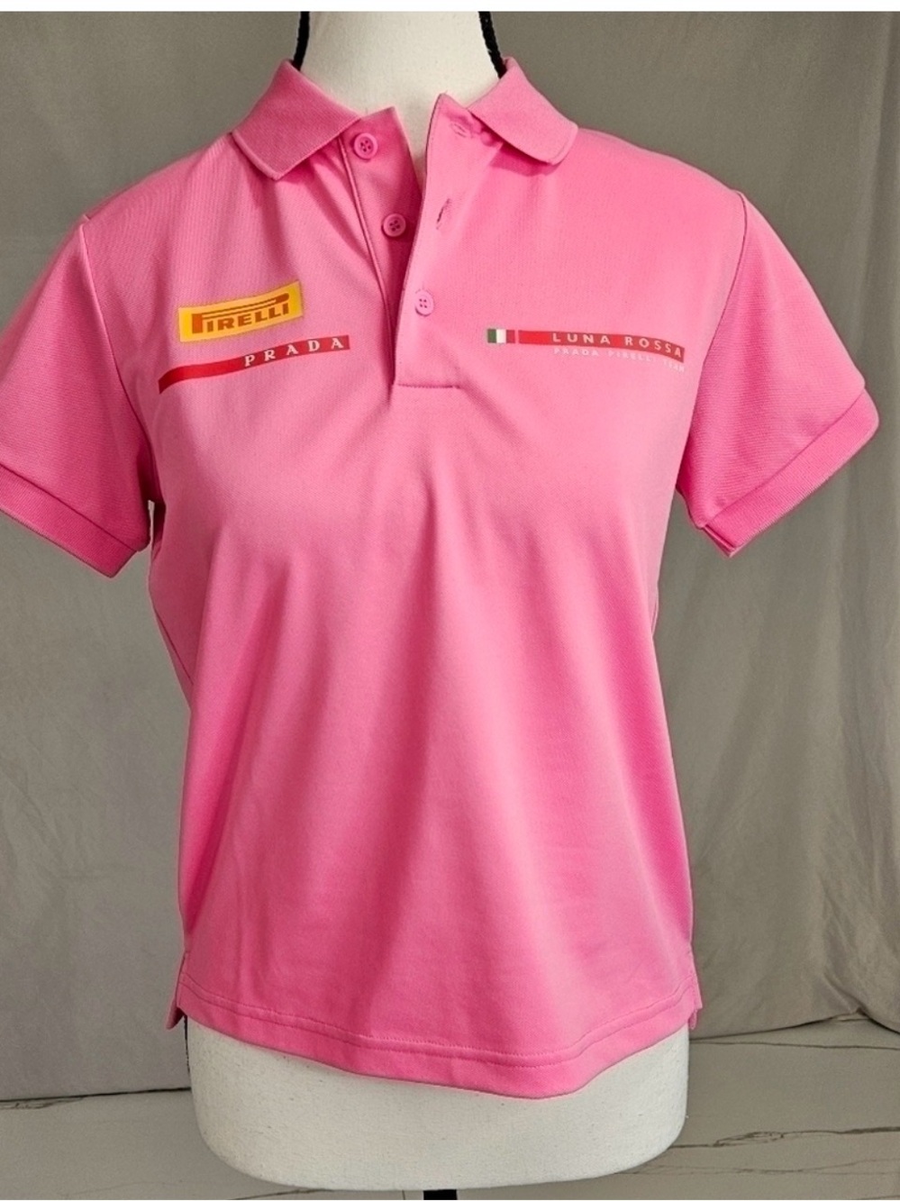 Prada Pink Luna Rossa Knit PoloNwT - Picture 2 of 3